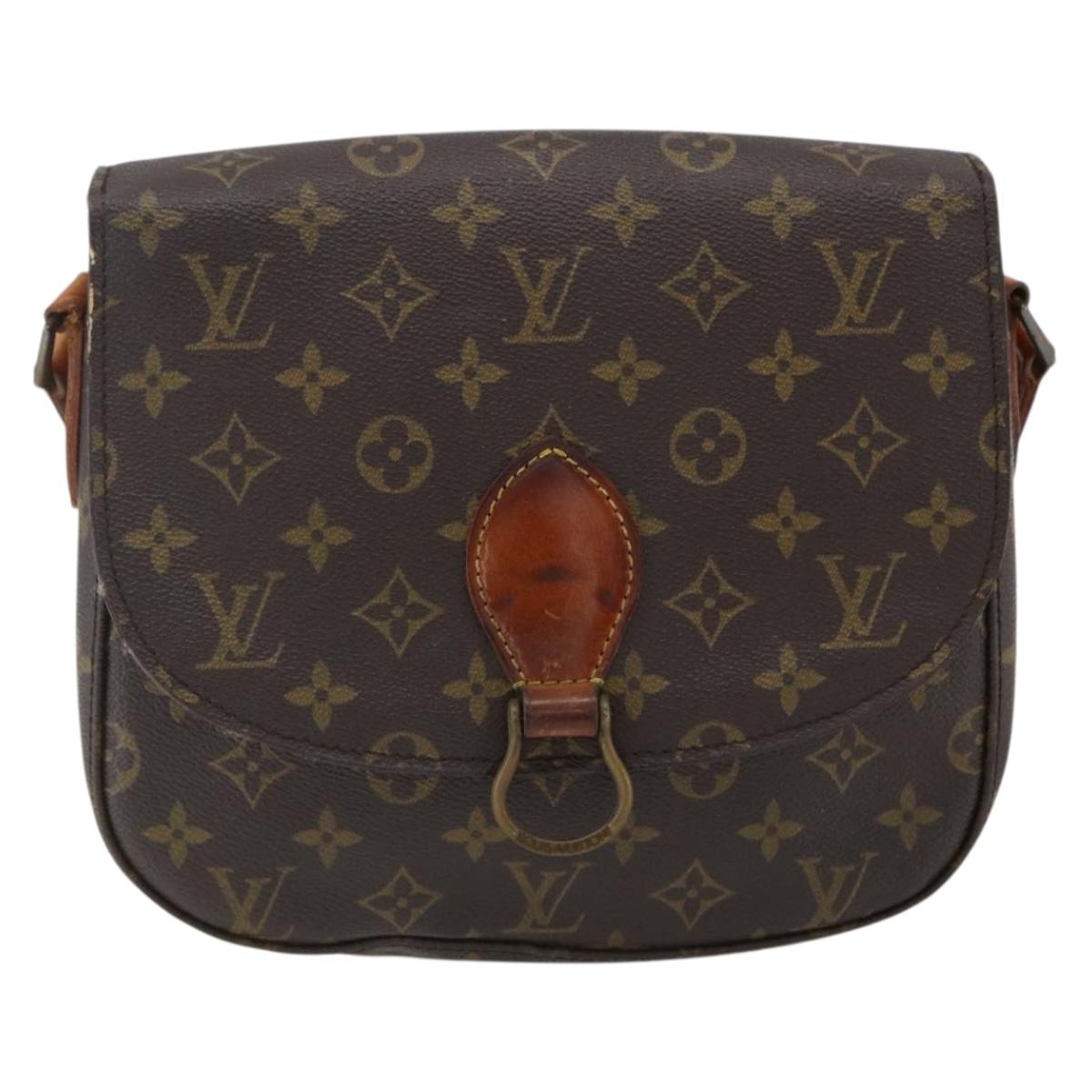 LOUIS VUITTON Monogram Saint Cloud GM Shoulder Bag M51242 LV Auth 170623