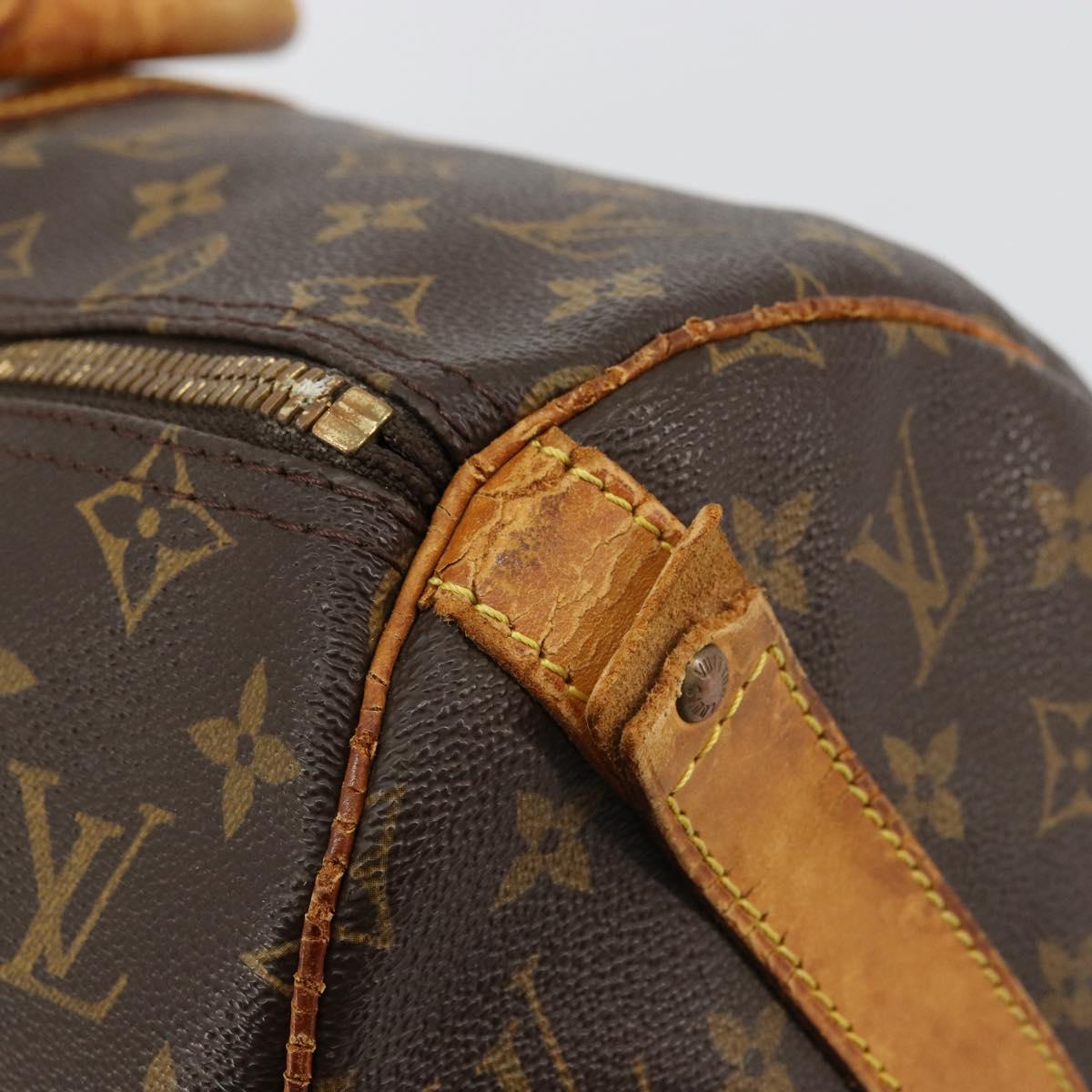 LOUIS VUITTON Monogram Keepall Bandouliere 45 Boston Bag M41418 LV Auth 170629