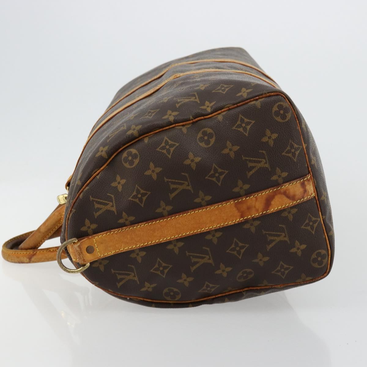 LOUIS VUITTON Monogram Keepall Bandouliere 45 Boston Bag M41418 LV Auth 170629