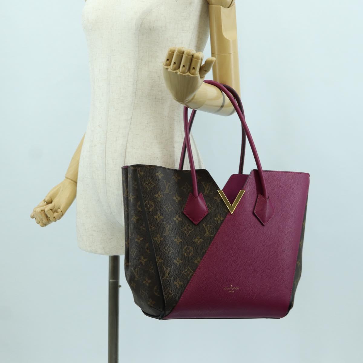 LOUIS VUITTON Monogram Kimono MM Tote Bag Purple M40521 LV Auth 170645SM