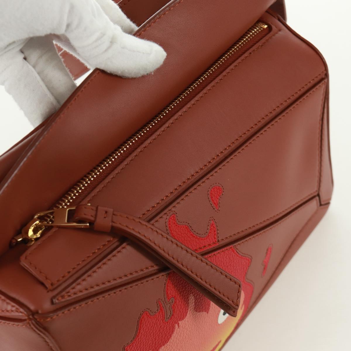 LOEWE Small Puzzle Studio Ghibli Howl's Moving Castle Calcifer Auth 170668SM