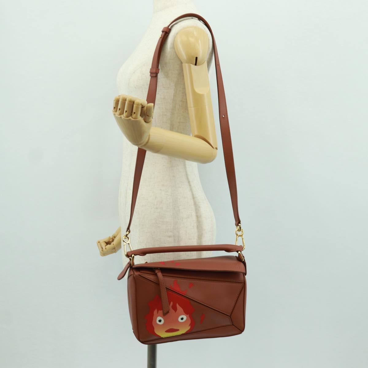 LOEWE Small Puzzle Studio Ghibli Howl's Moving Castle Calcifer Auth 170668SM