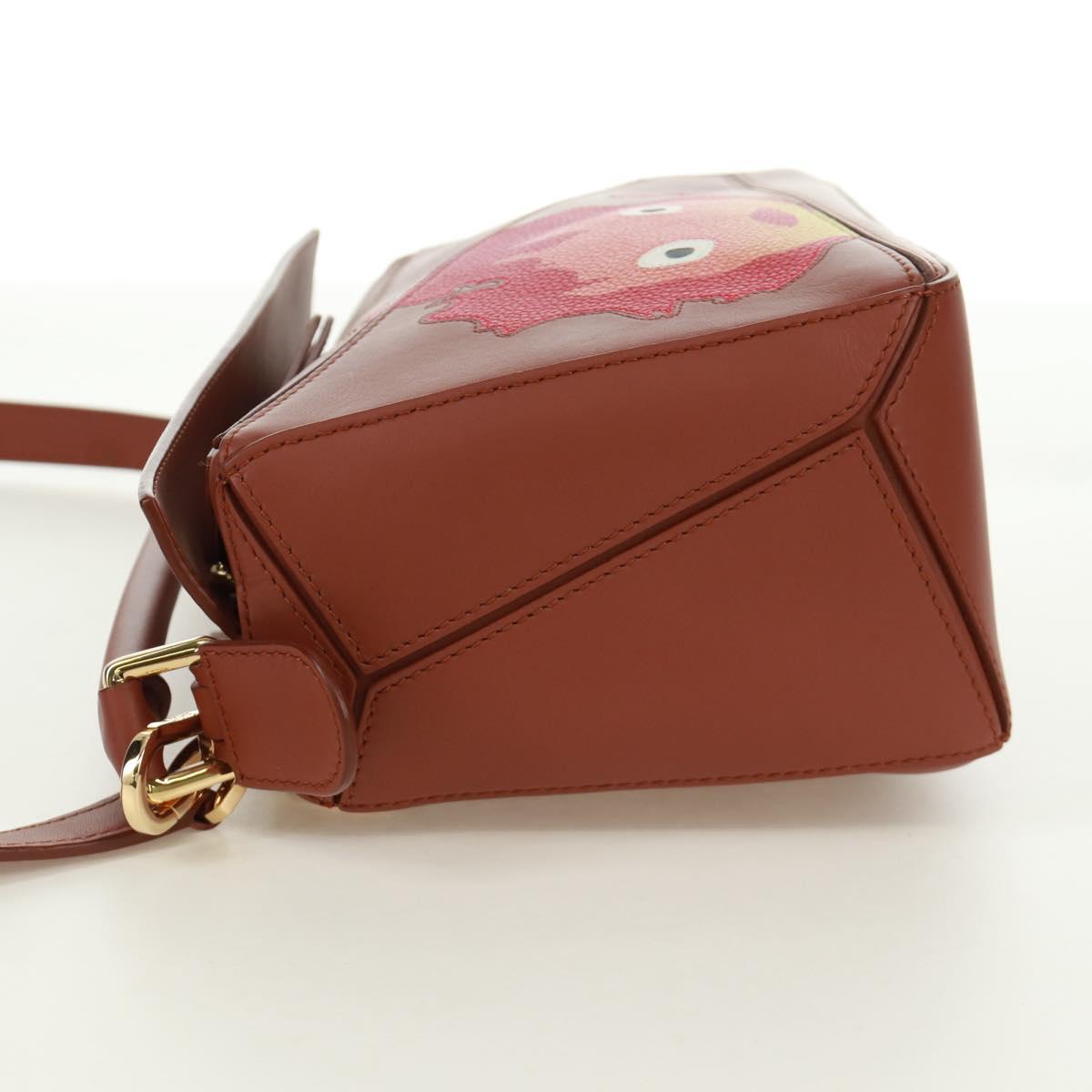 LOEWE Small Puzzle Studio Ghibli Howl's Moving Castle Calcifer Auth 170668SM