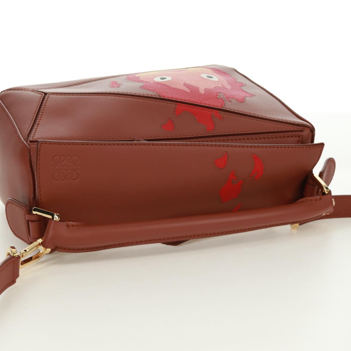 LOEWE Small Puzzle Studio Ghibli Howl's Moving Castle Calcifer Auth 170668SM