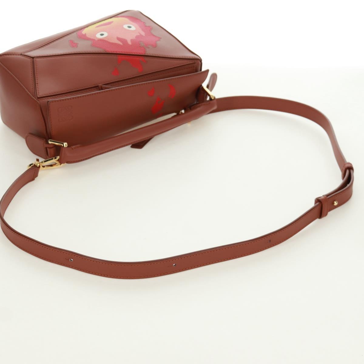 LOEWE Small Puzzle Studio Ghibli Howl's Moving Castle Calcifer Auth 170668SM