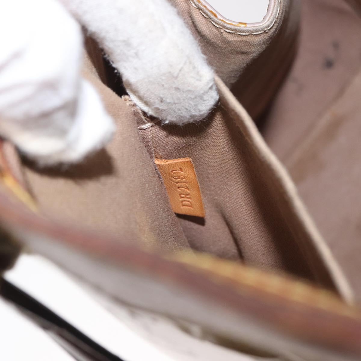 LOUIS VUITTON Monogram Vernis Blair MM Bag 2way Beige poodle M91755 Auth 170691