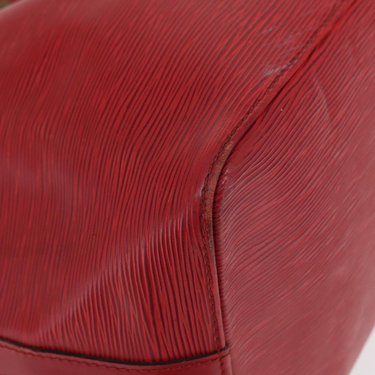 LOUIS VUITTON Epi Petit Noe Shoulder Bag Red M44107 LV Auth 170694