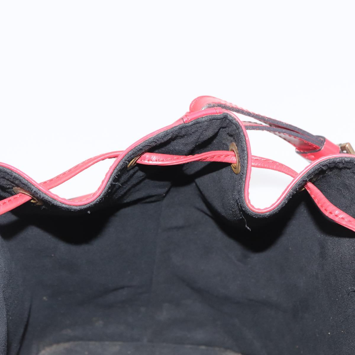 LOUIS VUITTON Epi Petit Noe Shoulder Bag Red M44107 LV Auth 170694