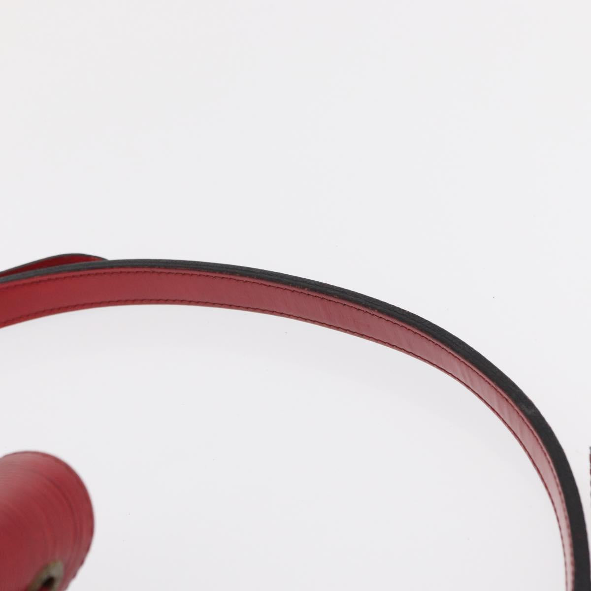 LOUIS VUITTON Epi Petit Noe Shoulder Bag Red M44107 LV Auth 170694