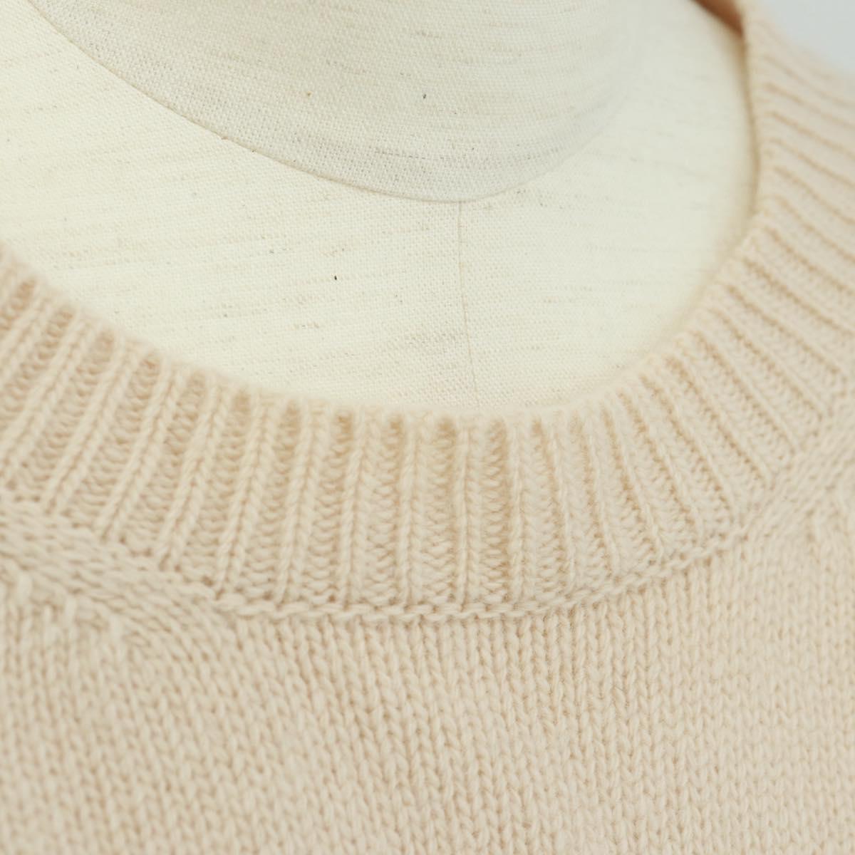 GUCCI Sweater Wool Ivory Auth 170697M