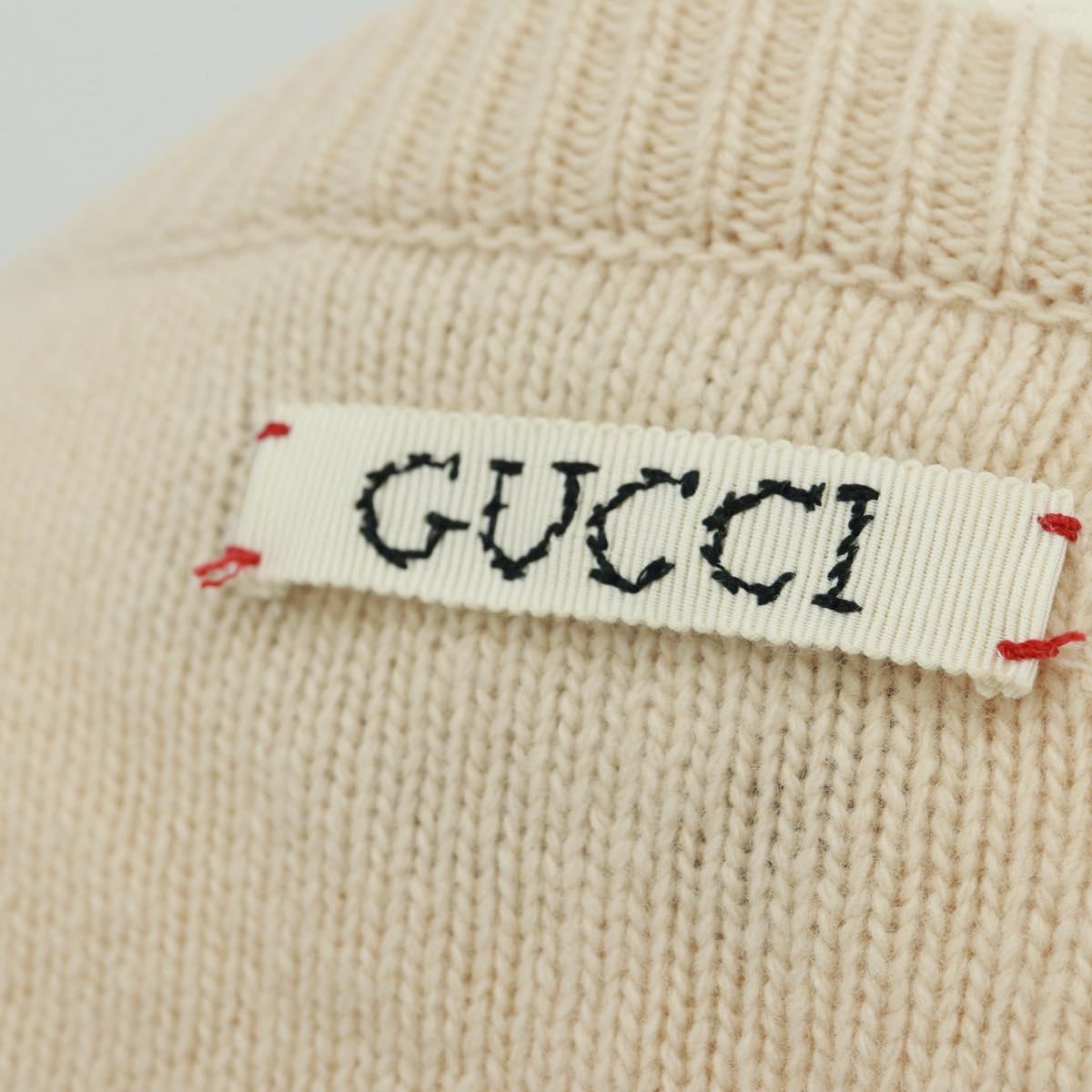 GUCCI Sweater Wool Ivory Auth 170697M