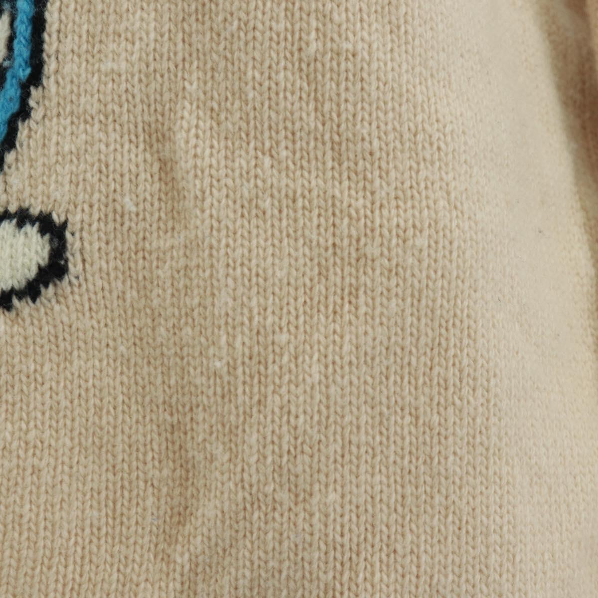 GUCCI Sweater Wool Ivory Auth 170697M
