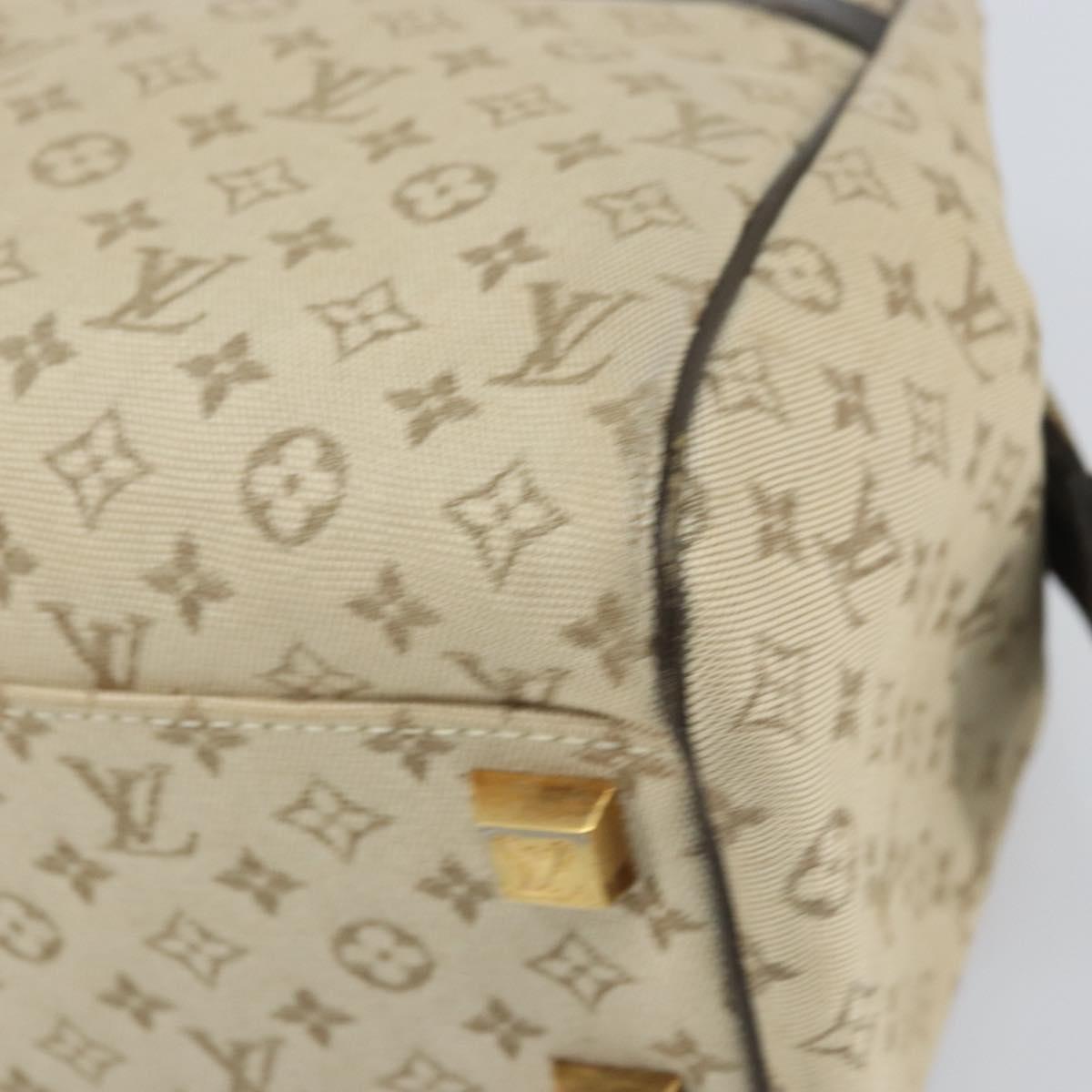 LOUIS VUITTON Monogram Mini Josephine GM Hand Bag Khaki M92310 LV Auth 170702