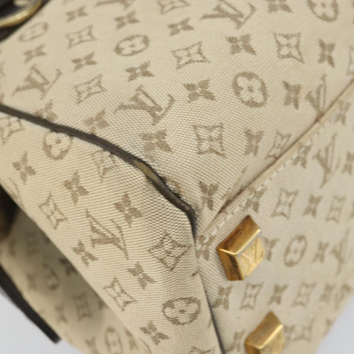 LOUIS VUITTON Monogram Mini Josephine GM Hand Bag Khaki M92310 LV Auth 170702