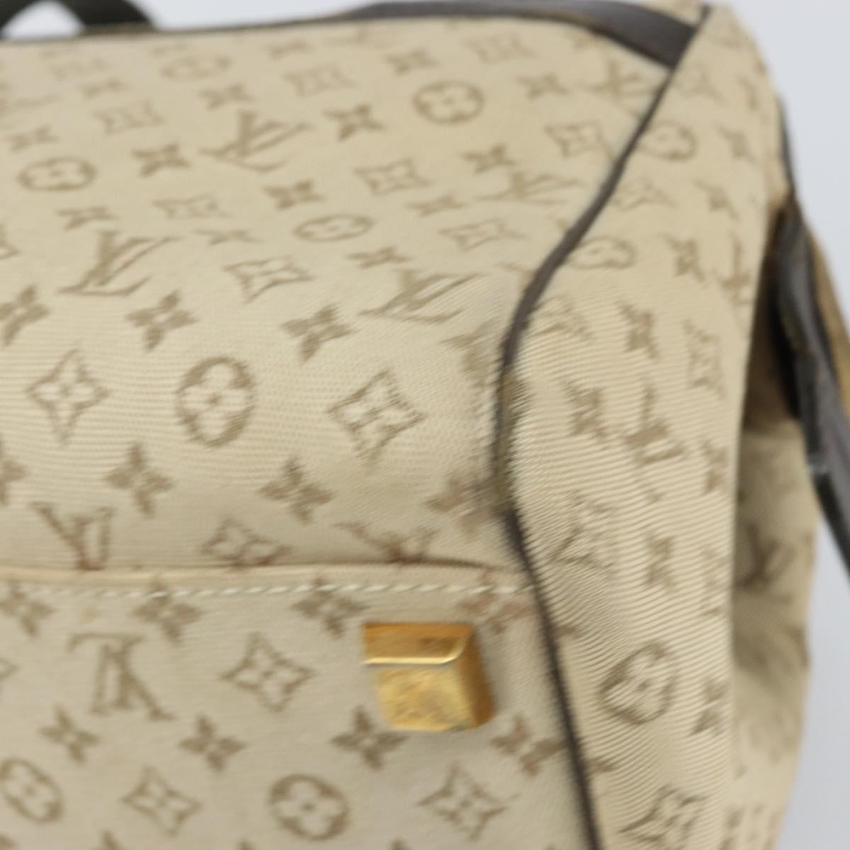 LOUIS VUITTON Monogram Mini Josephine GM Hand Bag Khaki M92310 LV Auth 170702