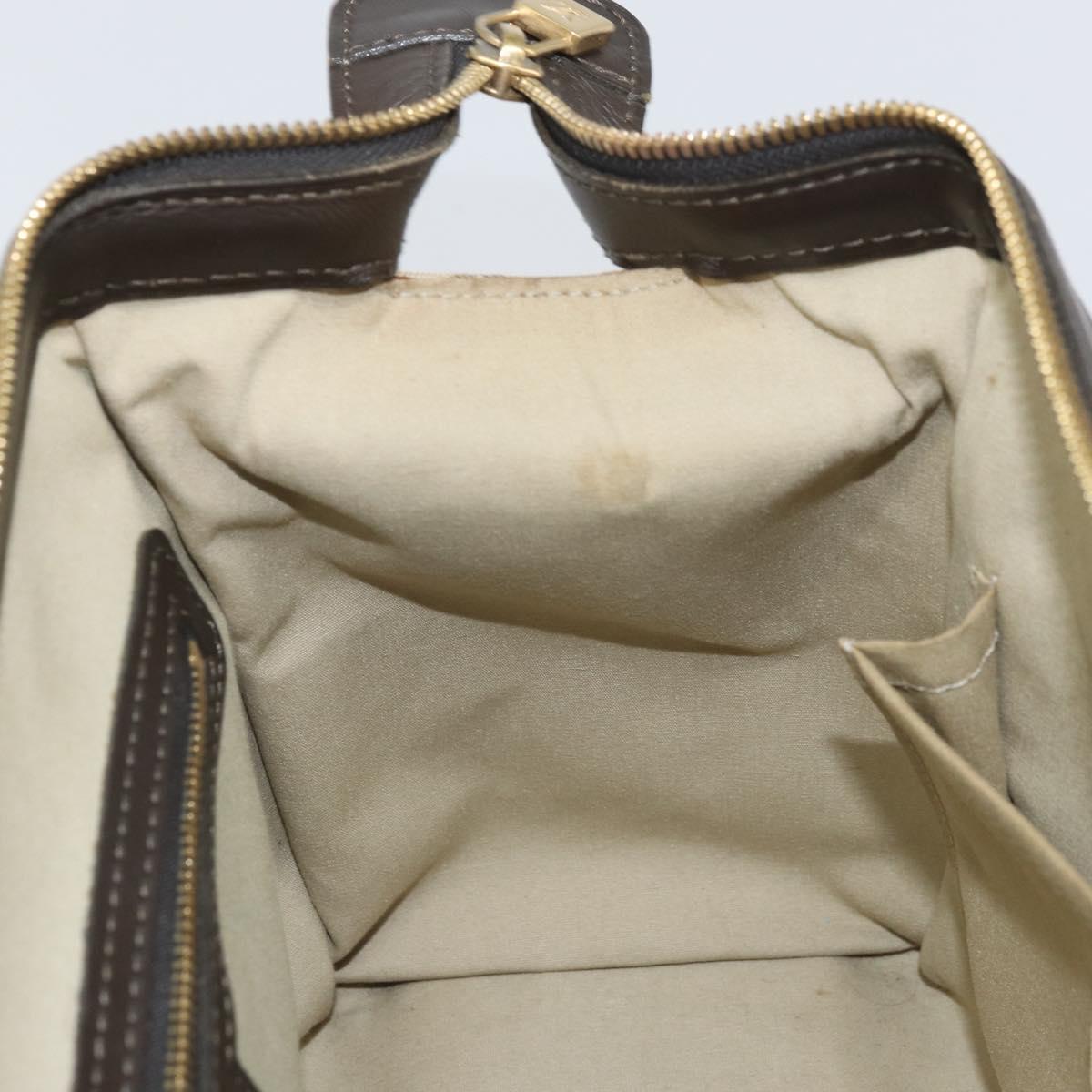 LOUIS VUITTON Monogram Mini Josephine GM Hand Bag Khaki M92310 LV Auth 170702