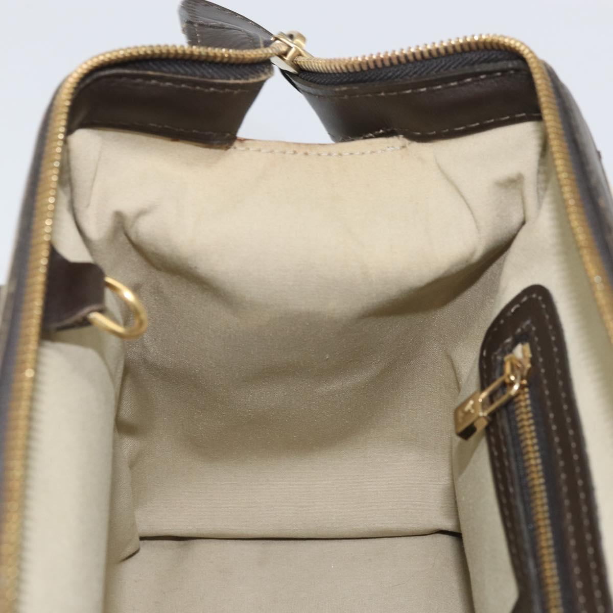 LOUIS VUITTON Monogram Mini Josephine GM Hand Bag Khaki M92310 LV Auth 170702