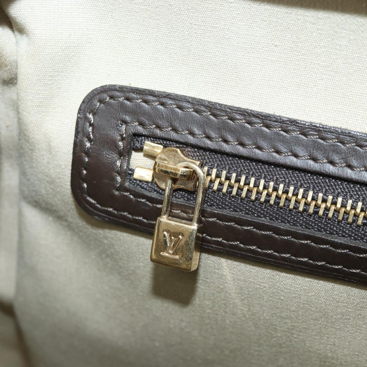 LOUIS VUITTON Monogram Mini Josephine GM Hand Bag Khaki M92310 LV Auth 170702