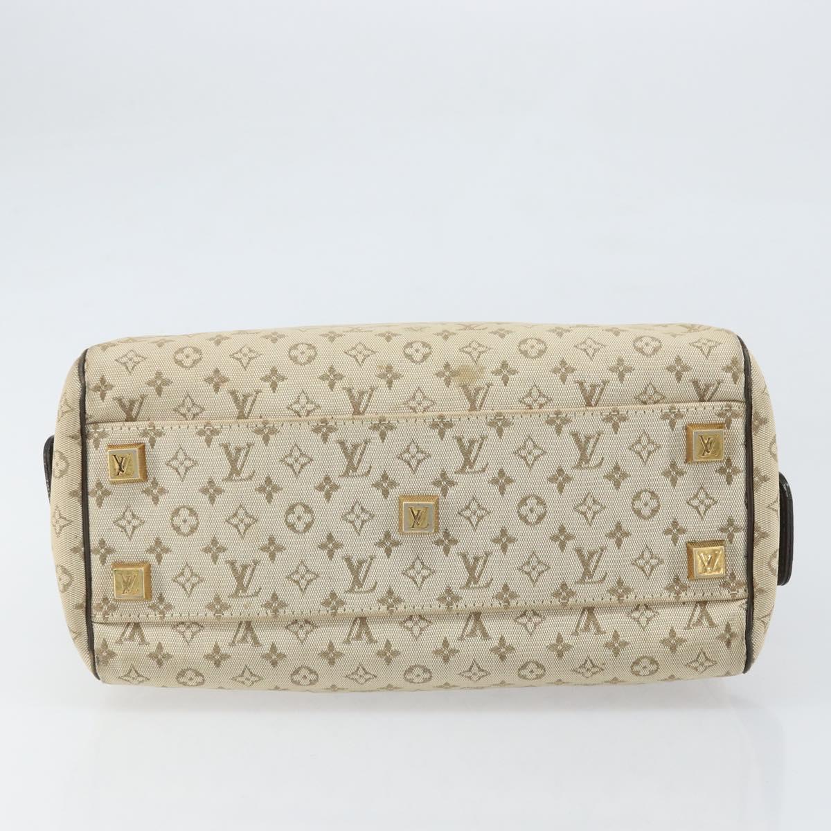 LOUIS VUITTON Monogram Mini Josephine GM Hand Bag Khaki M92310 LV Auth 170702
