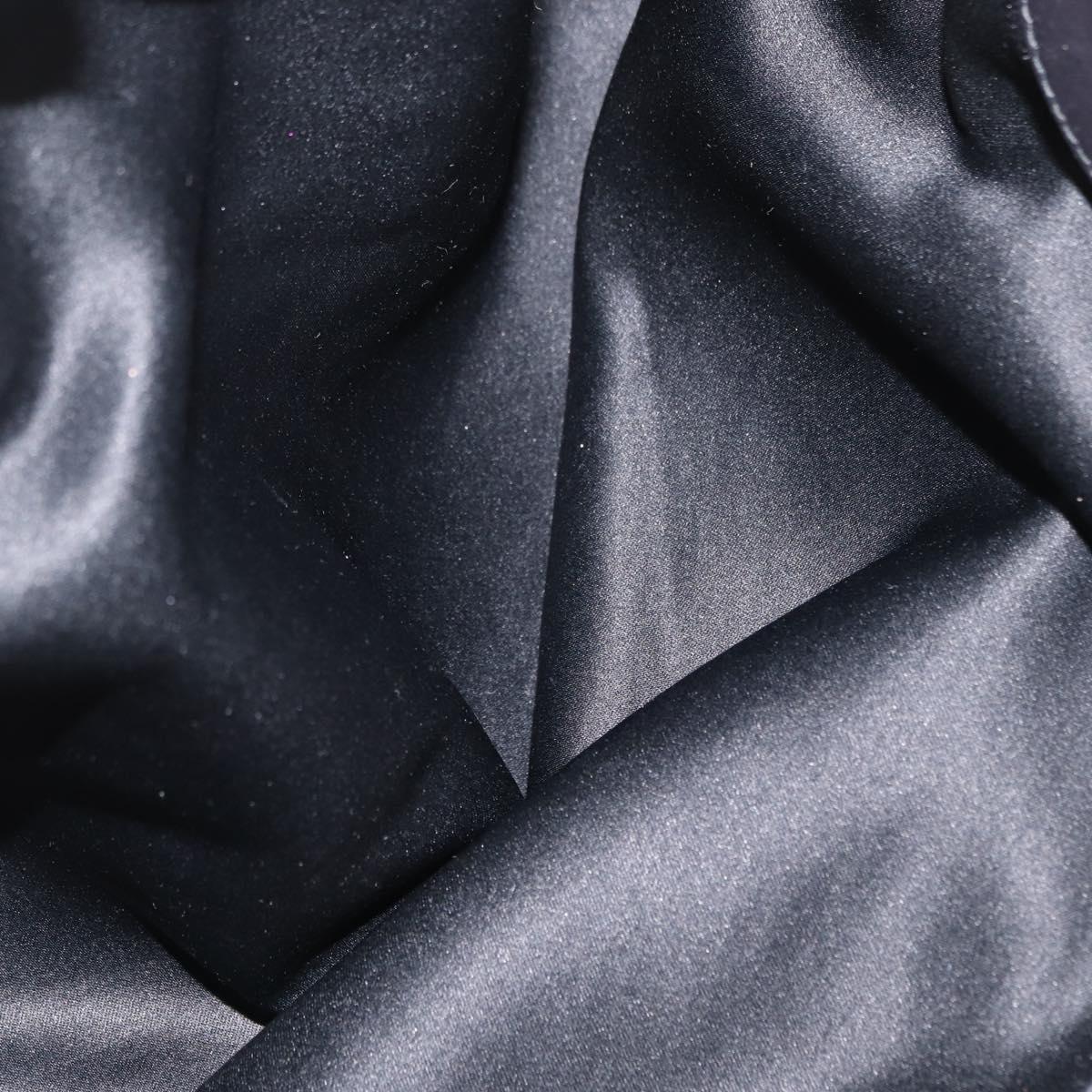 Salvatore Ferragamo Gancini Tote Bag Leather Black Gold Auth 170707