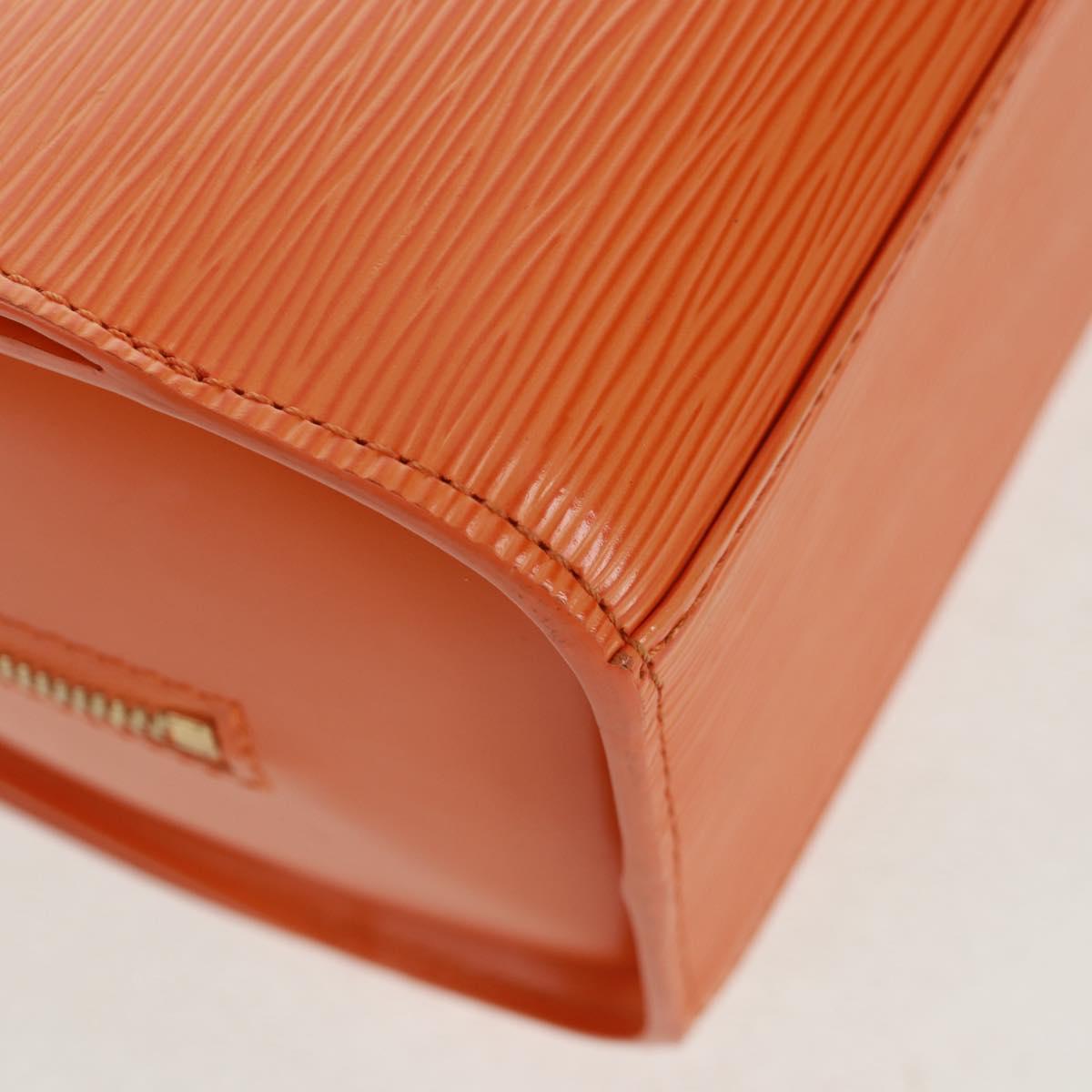 LOUIS VUITTON Epi Pont Neuf Hand Bag Orange Mandarin M5205H LV Auth 170709V