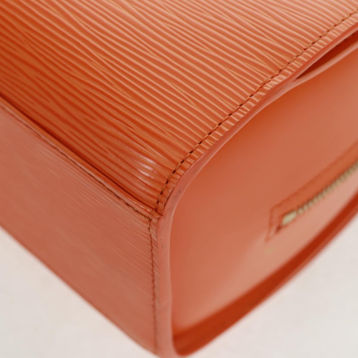 LOUIS VUITTON Epi Pont Neuf Hand Bag Orange Mandarin M5205H LV Auth 170709V