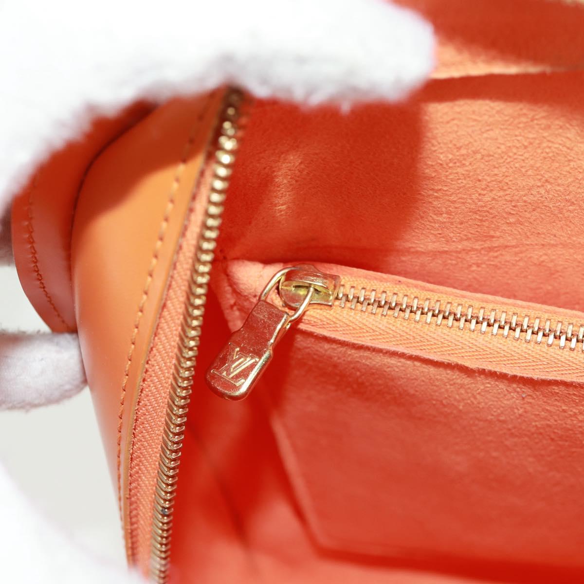 LOUIS VUITTON Epi Pont Neuf Hand Bag Orange Mandarin M5205H LV Auth 170709V