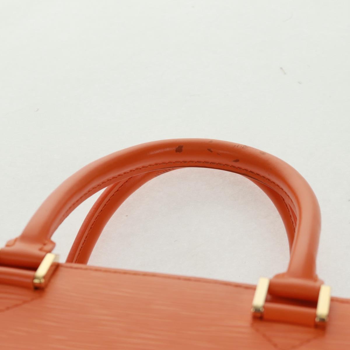 LOUIS VUITTON Epi Pont Neuf Hand Bag Orange Mandarin M5205H LV Auth 170709V