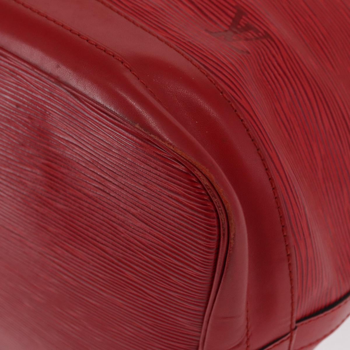 LOUIS VUITTON Epi Noe Shoulder Bag Red M44007 LV Auth 170712