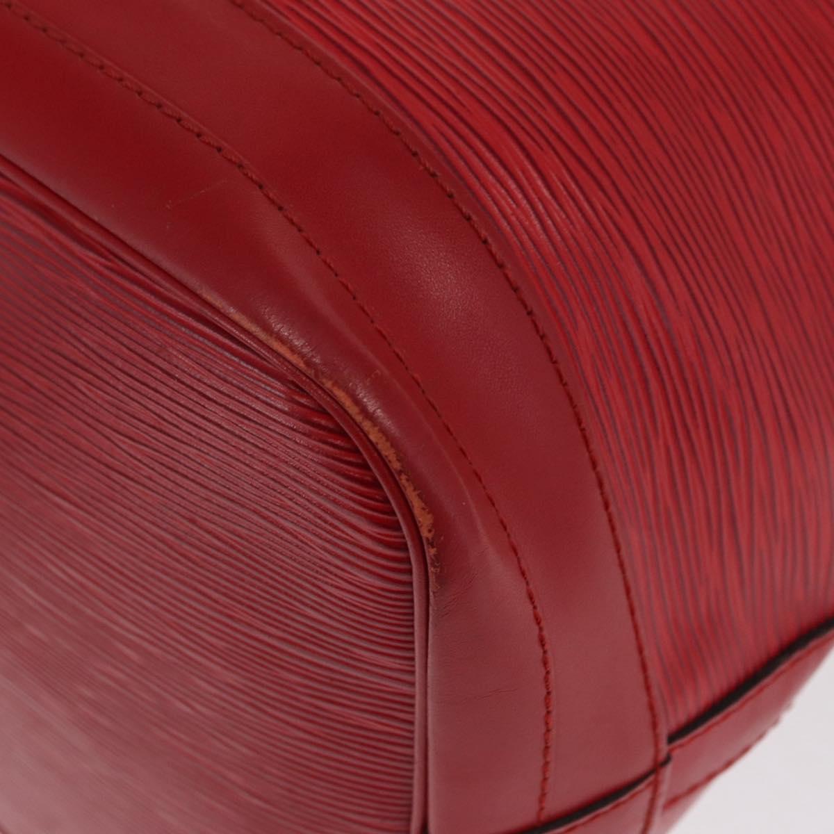 LOUIS VUITTON Epi Noe Shoulder Bag Red M44007 LV Auth 170712