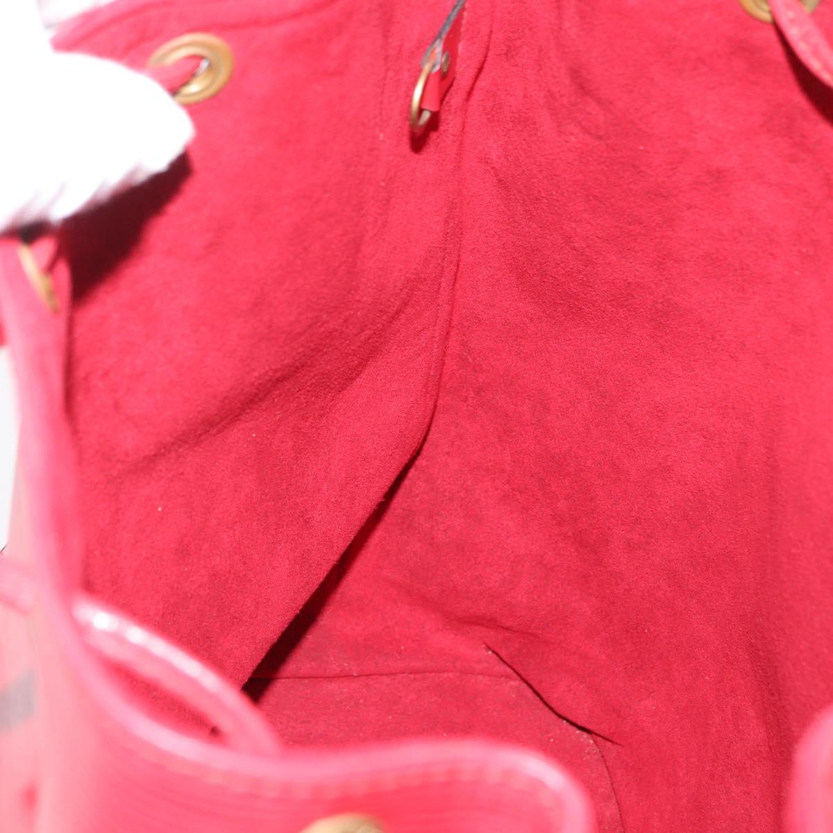 LOUIS VUITTON Epi Noe Shoulder Bag Red M44007 LV Auth 170712