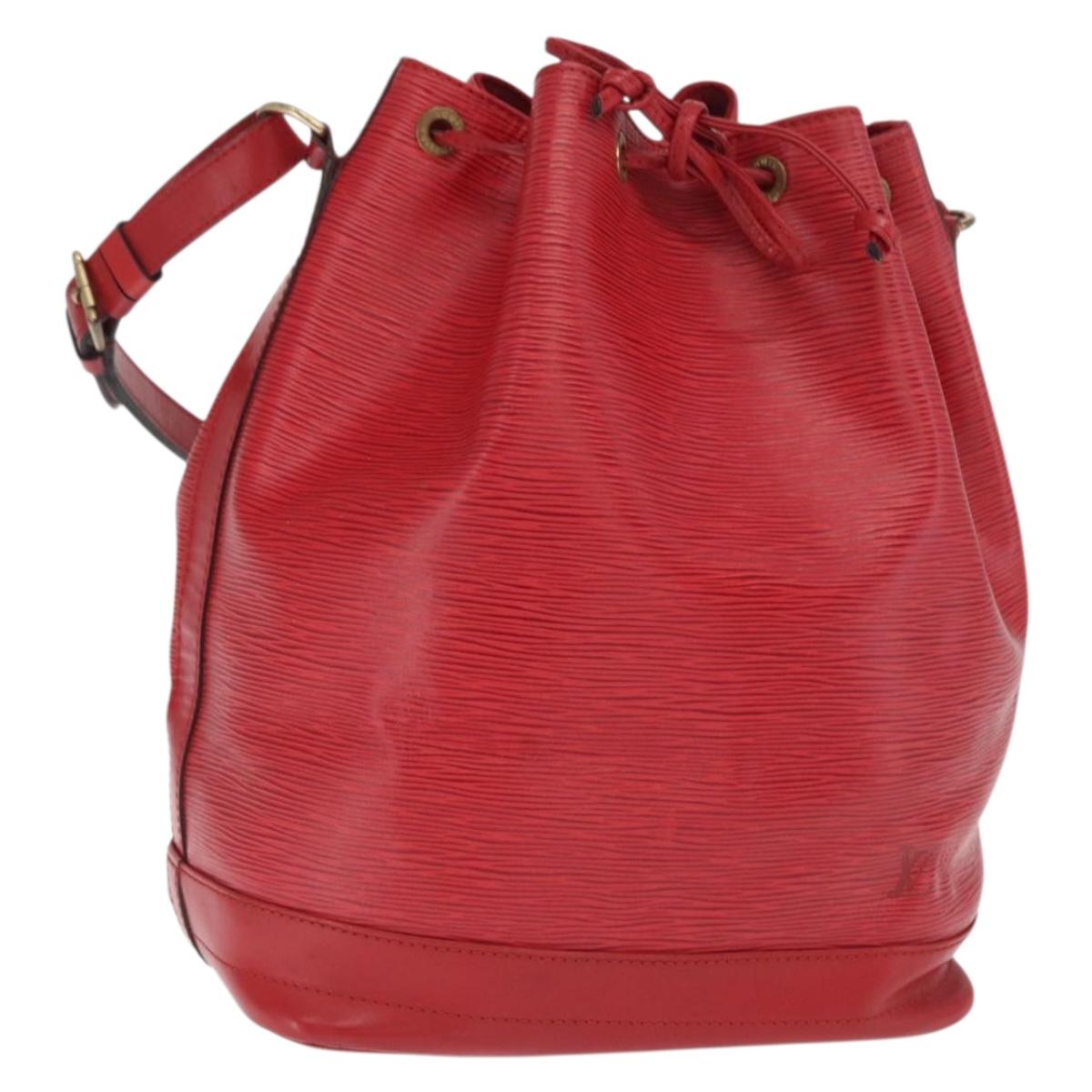 LOUIS VUITTON Epi Noe Shoulder Bag Red M44007 LV Auth 170712