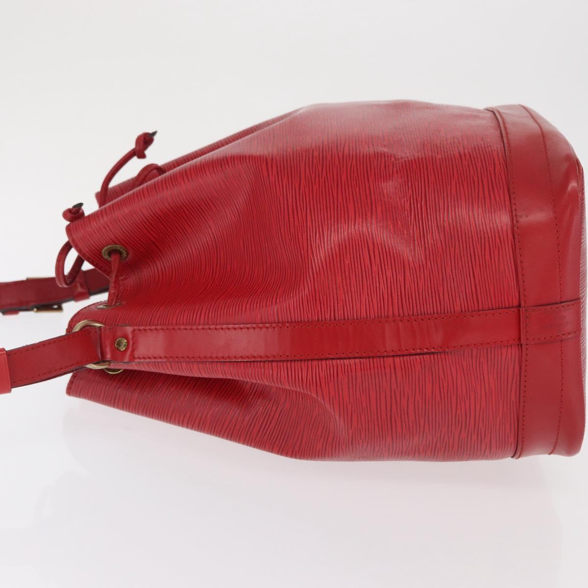 LOUIS VUITTON Epi Noe Shoulder Bag Red M44007 LV Auth 170712
