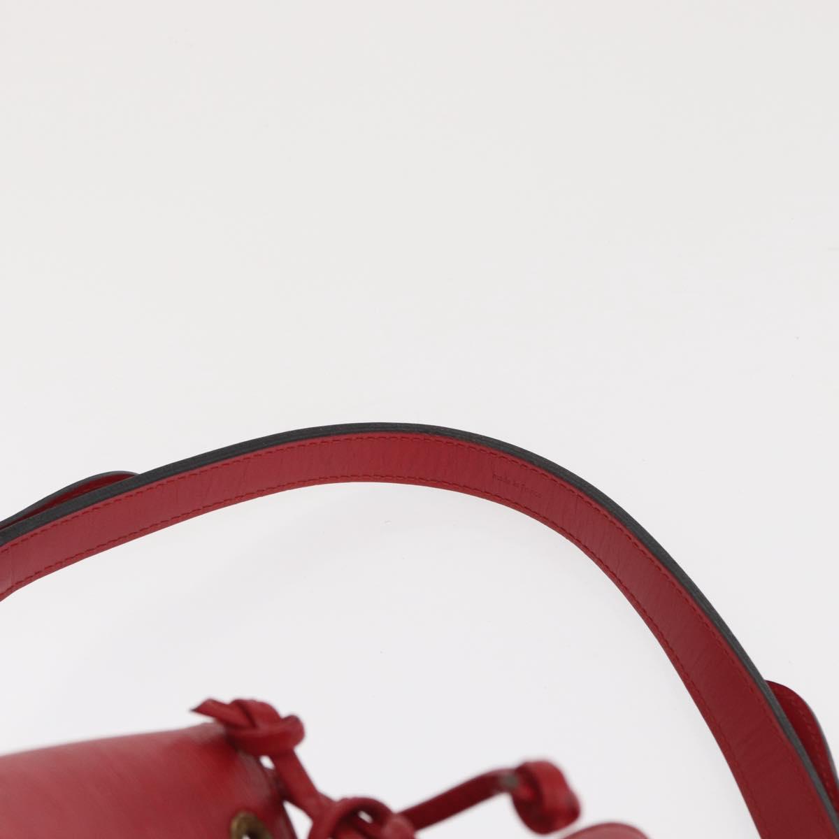 LOUIS VUITTON Epi Noe Shoulder Bag Red M44007 LV Auth 170712