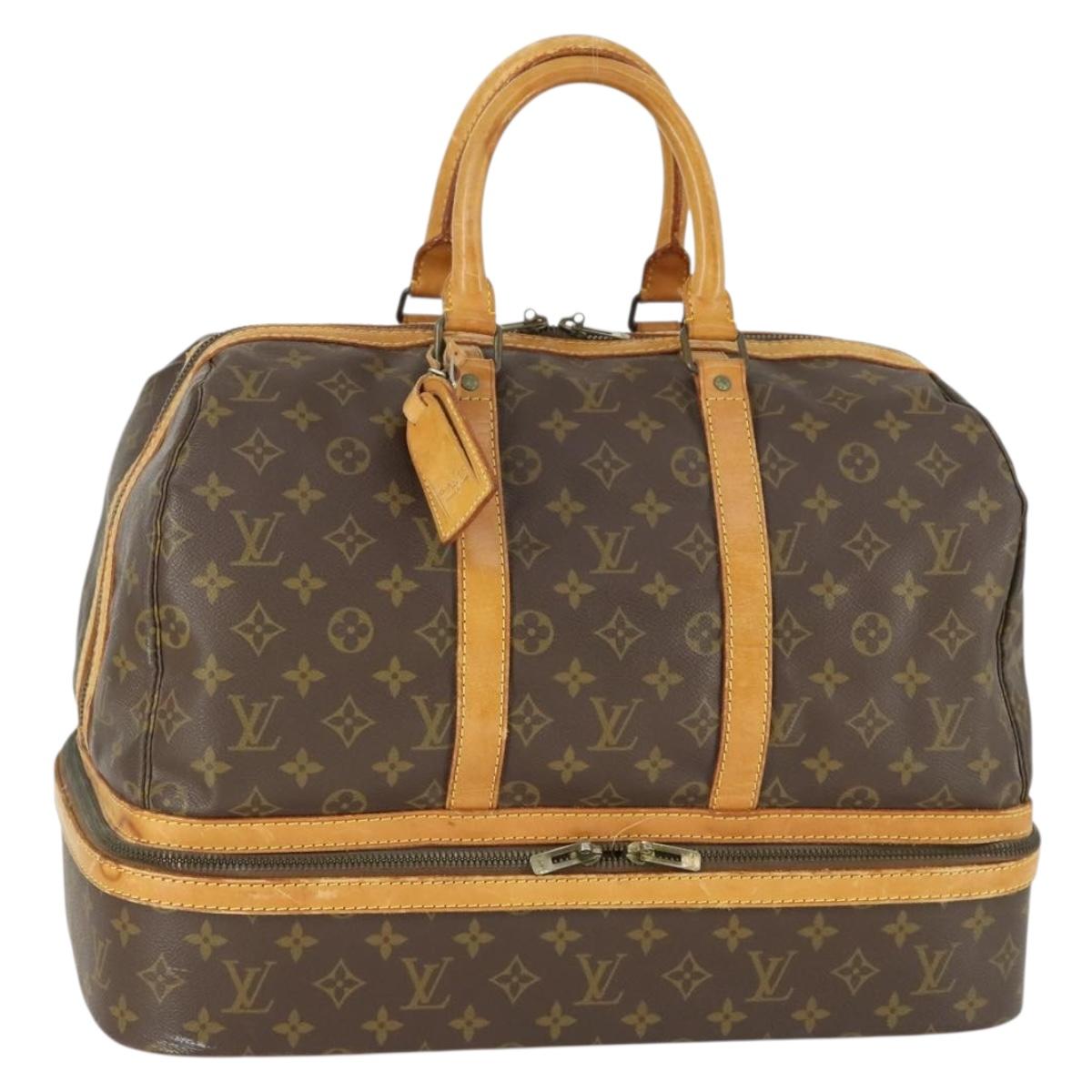LOUIS VUITTON Monogram Sac Sports Boston Bag M41444 LV Auth 170720
