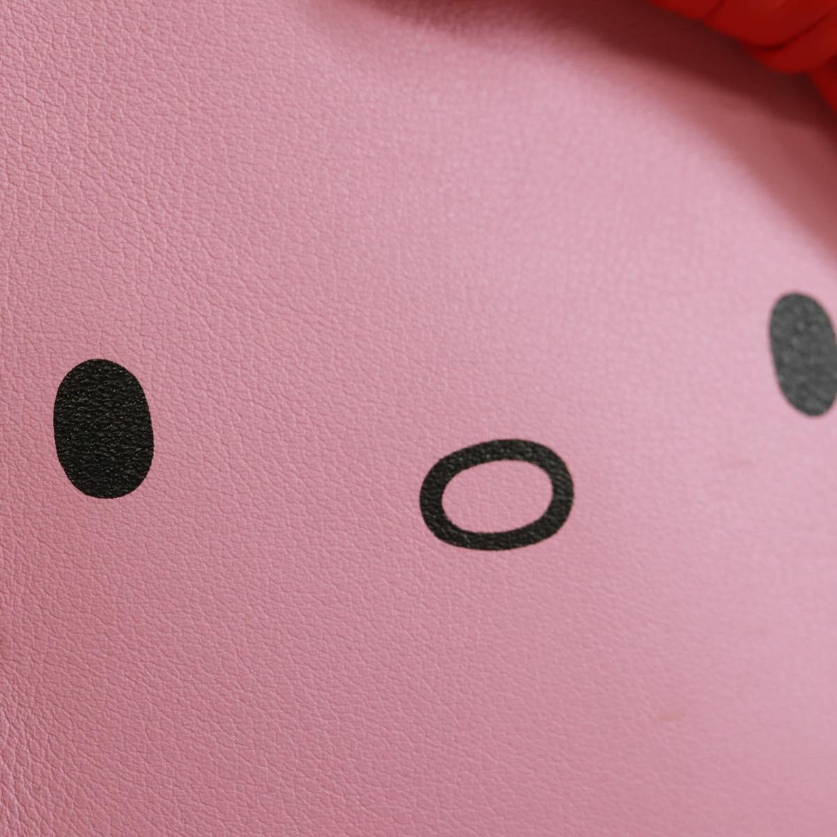 BALENCIAGA 2020S SS Hello Kitty Hand Bag Calf Skin 2way Pink 619043 Auth 170731SM