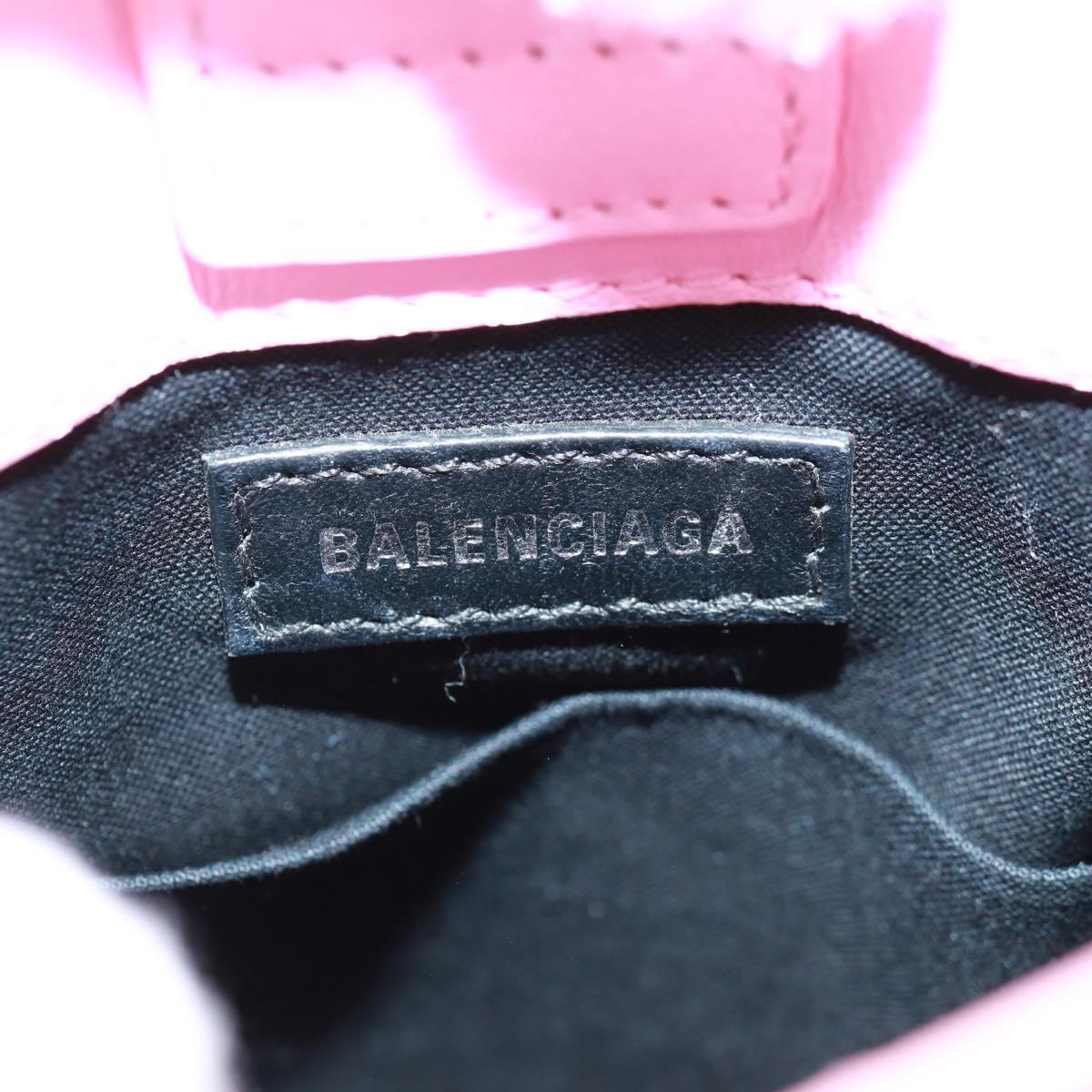 BALENCIAGA 2020S SS Hello Kitty Hand Bag Calf Skin 2way Pink 619043 Auth 170731SM