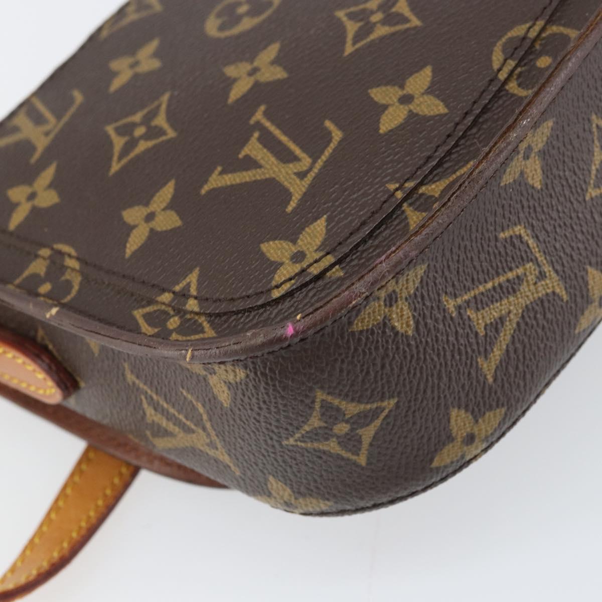 LOUIS VUITTON Monogram Saint Cloud PM Shoulder Bag M51244 LV Auth 170733