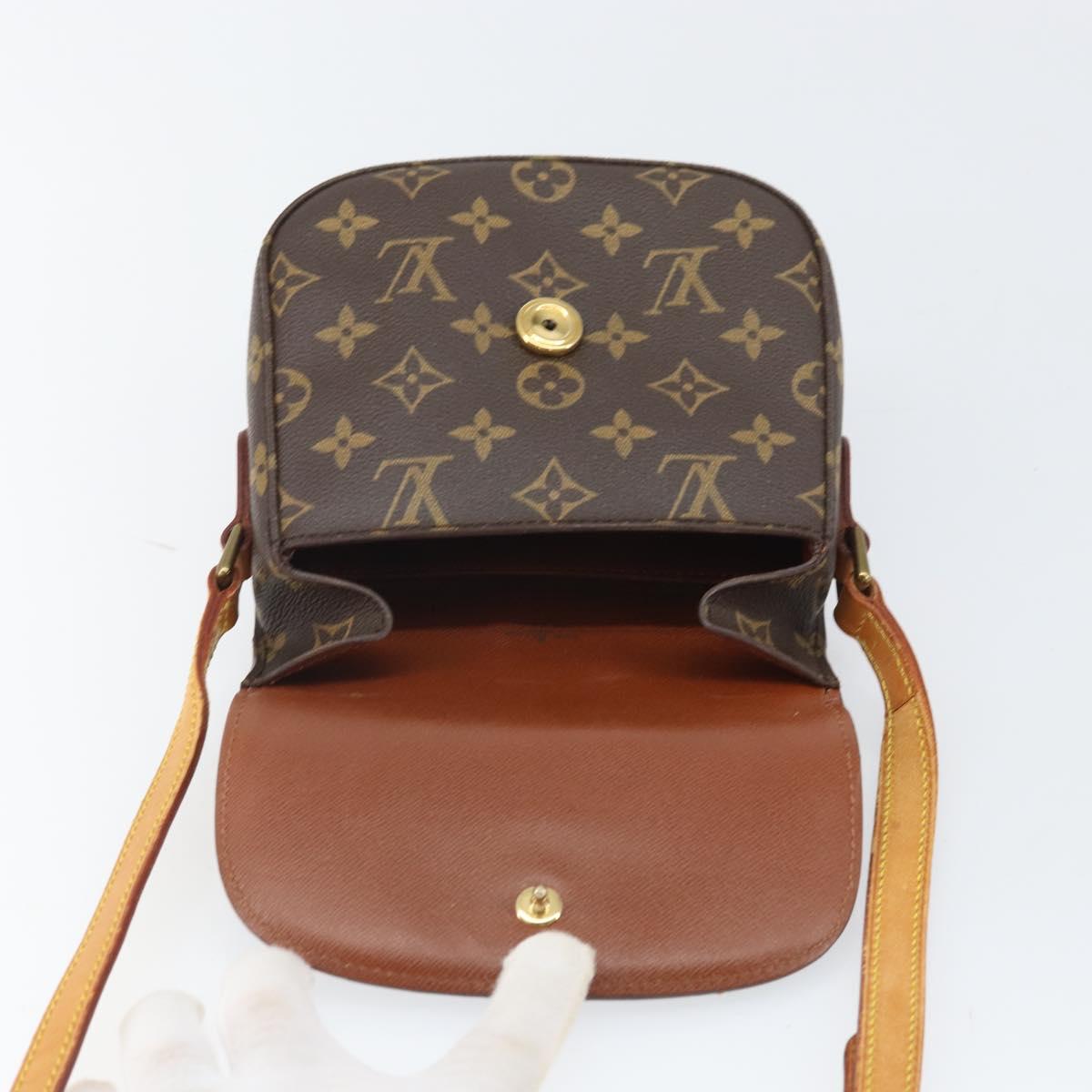 LOUIS VUITTON Monogram Saint Cloud PM Shoulder Bag M51244 LV Auth 170733