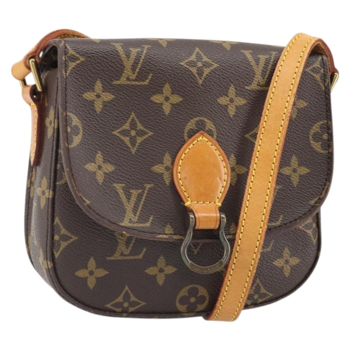 LOUIS VUITTON Monogram Saint Cloud PM Shoulder Bag M51244 LV Auth 170733