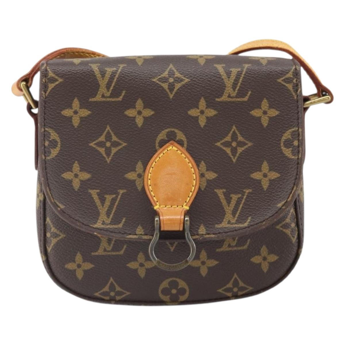 LOUIS VUITTON Monogram Saint Cloud PM Shoulder Bag M51244 LV Auth 170733