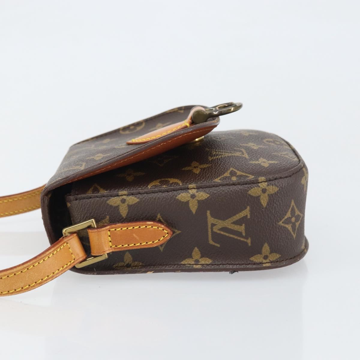 LOUIS VUITTON Monogram Saint Cloud PM Shoulder Bag M51244 LV Auth 170733