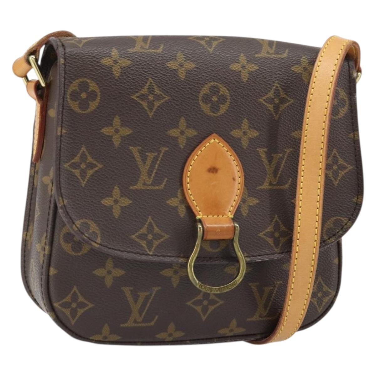 LOUIS VUITTON Monogram Saint Cloud MM Shoulder Bag M51243 LV Auth 170738