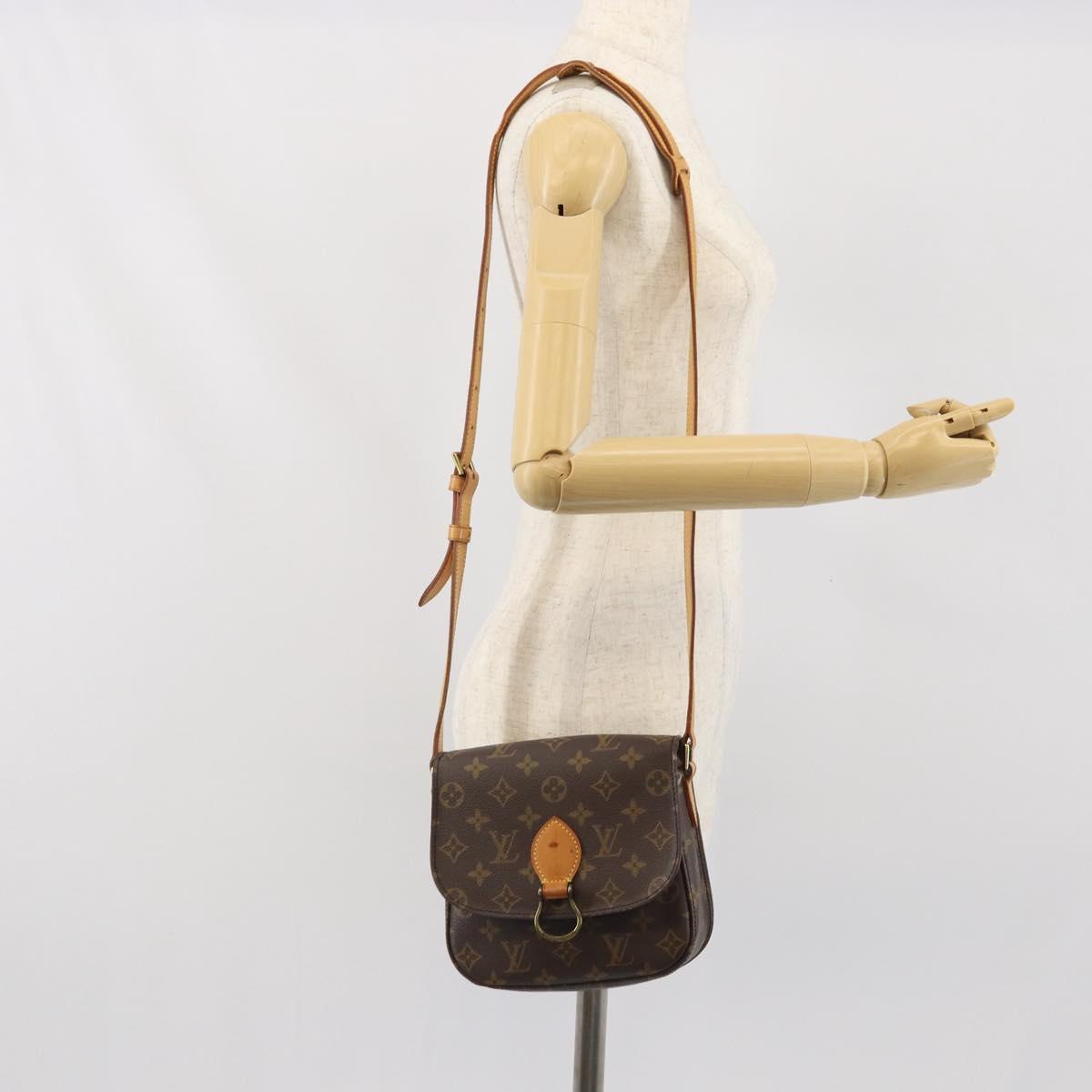 LOUIS VUITTON Monogram Saint Cloud MM Shoulder Bag M51243 LV Auth 170738
