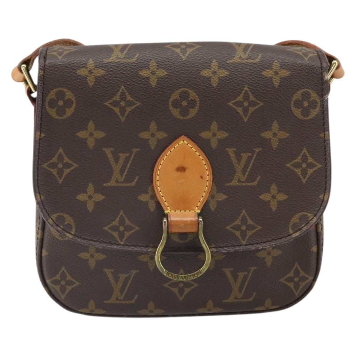 LOUIS VUITTON Monogram Saint Cloud MM Shoulder Bag M51243 LV Auth 170738
