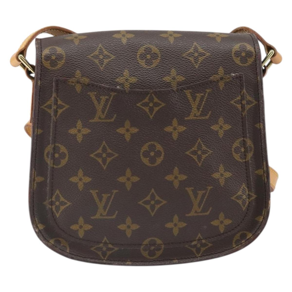 LOUIS VUITTON Monogram Saint Cloud MM Shoulder Bag M51243 LV Auth 170738