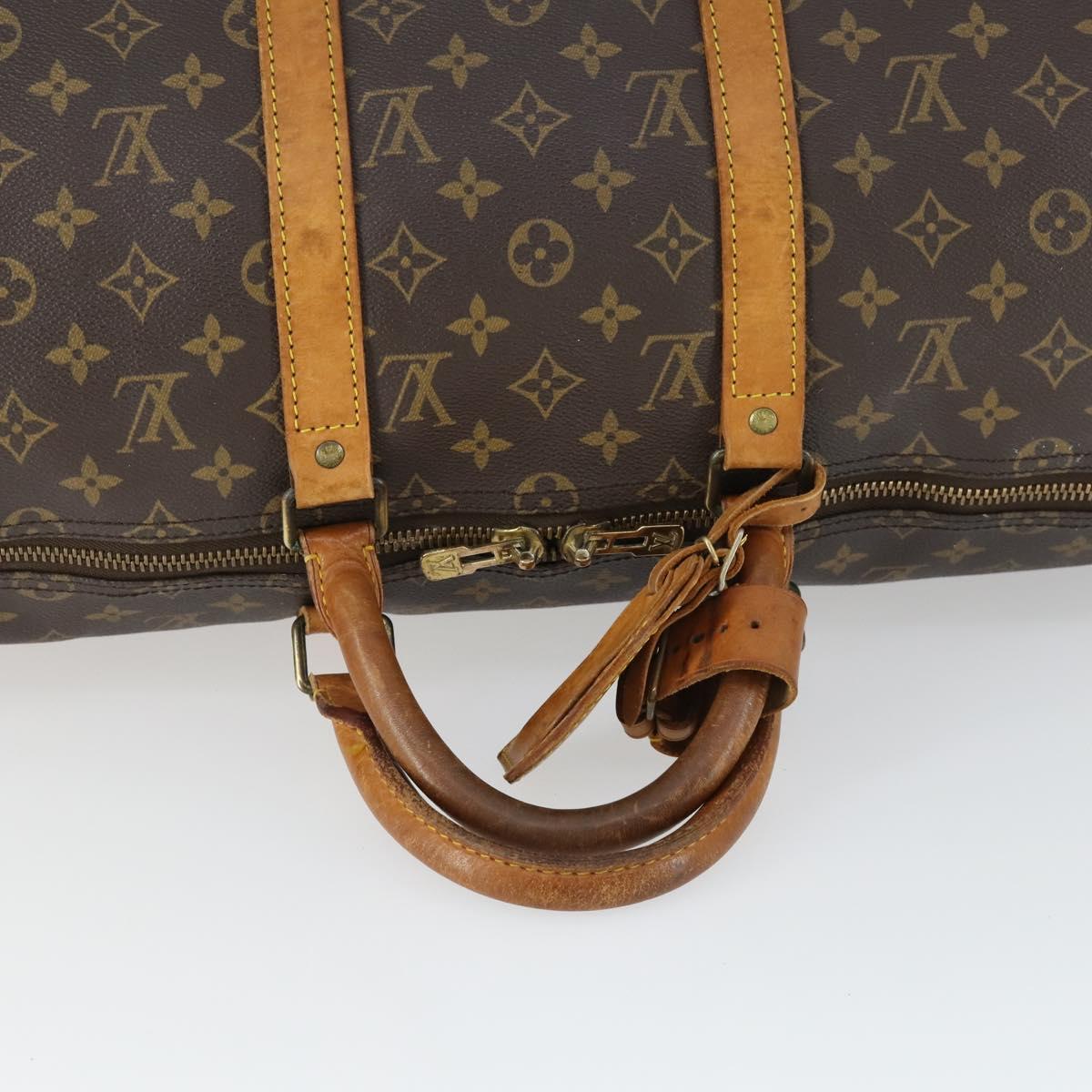 LOUIS VUITTON Monogram Keepall 50 Boston Bag M41426 LV Auth 170744