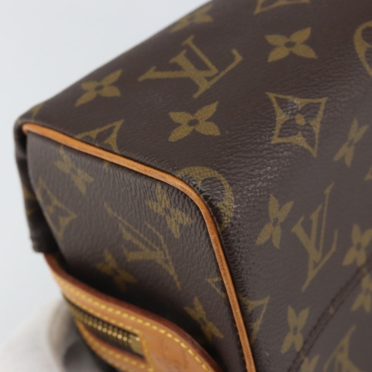 LOUIS VUITTON Monogram Trousse Patte Pression Cosmetic Pouch M47636 Auth 170753