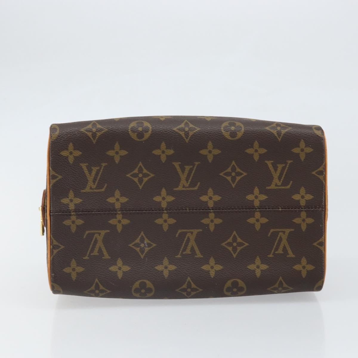 LOUIS VUITTON Monogram Trousse Patte Pression Cosmetic Pouch M47636 Auth 170753