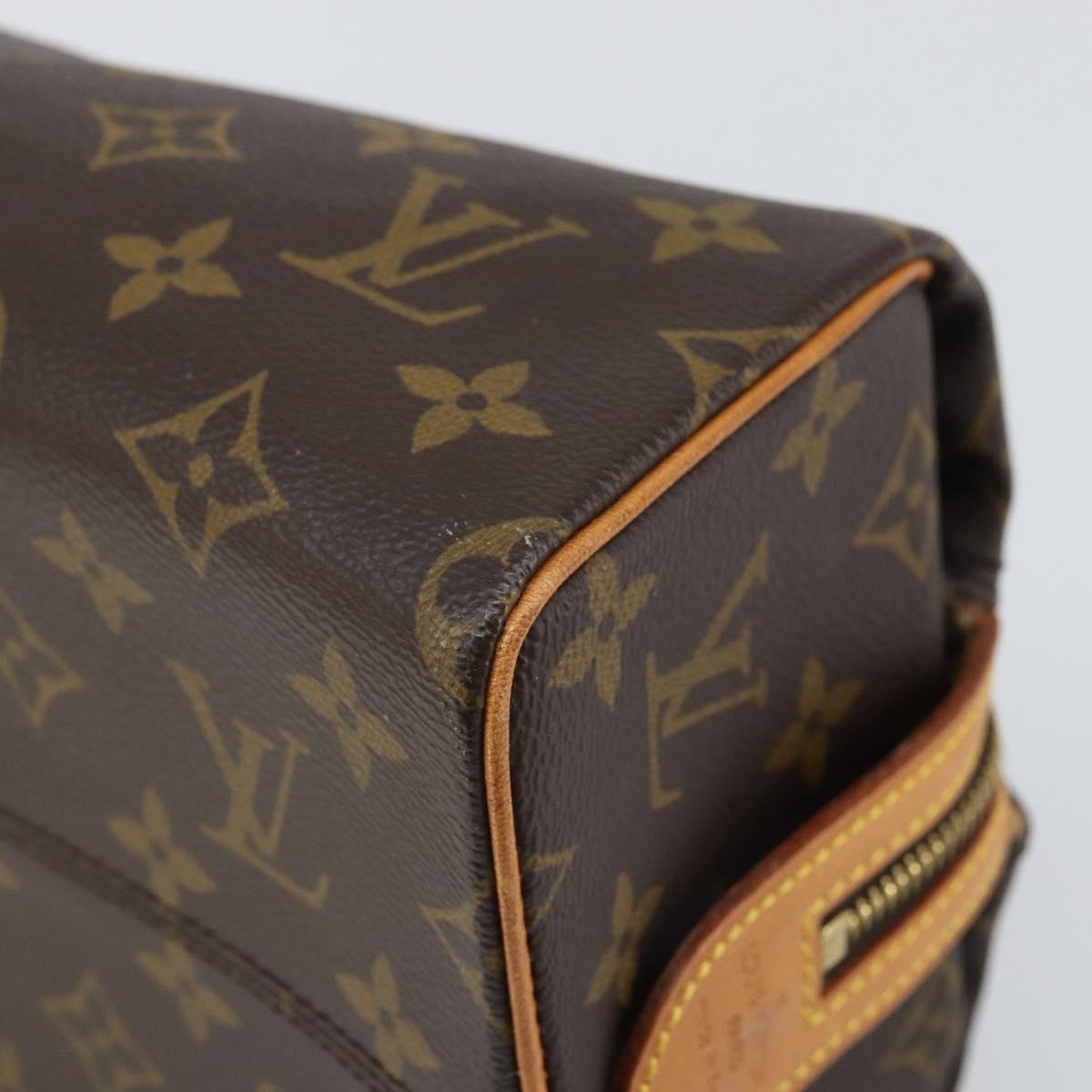LOUIS VUITTON Monogram Trousse Patte Pression Cosmetic Pouch M47636 Auth 170753